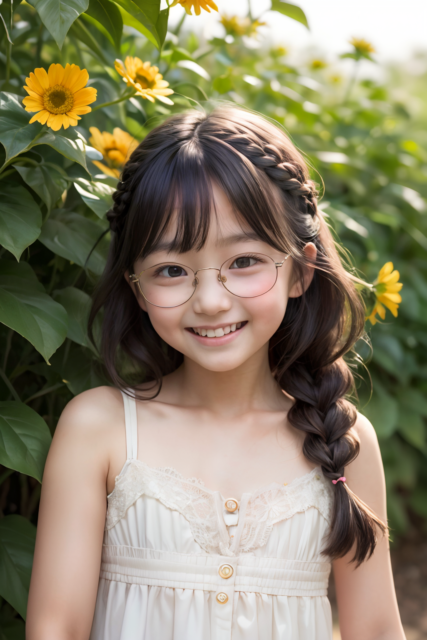 AI 美少女 小学生 Kawaii little girl