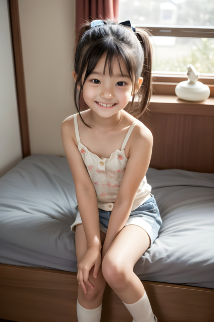 AI 美少女 小学生 Kawaii little girl