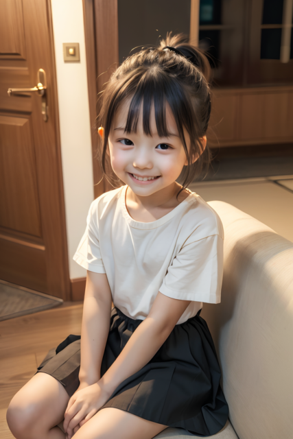 AI 美少女 小学生 Kawaii little girl