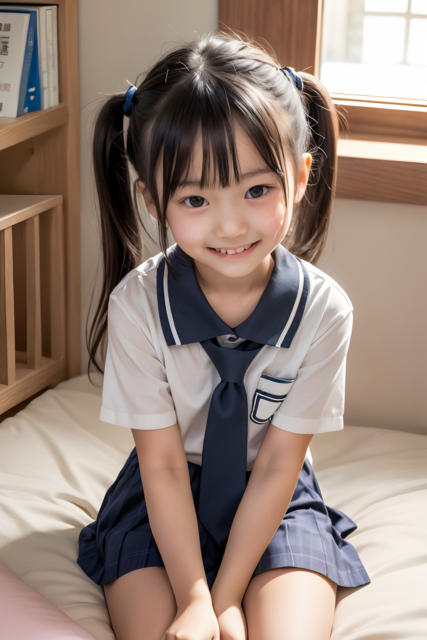 AI 美少女 小学生 Kawaii little girl