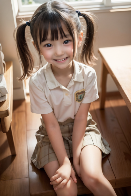 AI 美少女 小学生 Kawaii little girl