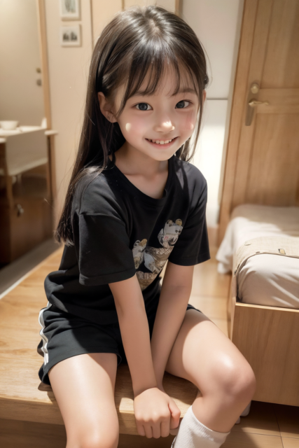 AI 美少女 小学生 Kawaii little girl