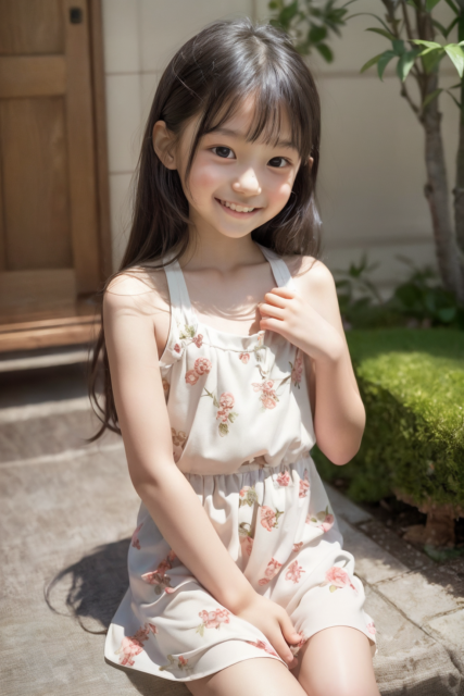 AI 美少女 小学生 Kawaii little girl