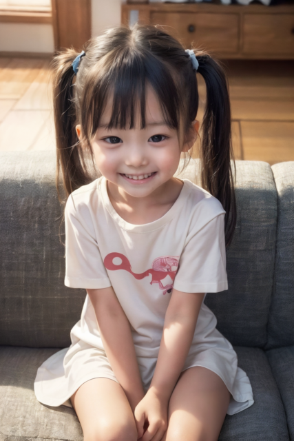 AI 美少女 小学生 Kawaii little girl