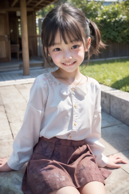 AI 美少女 小学生 Kawaii little girl