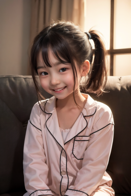 AI 美少女 小学生 Kawaii little girl