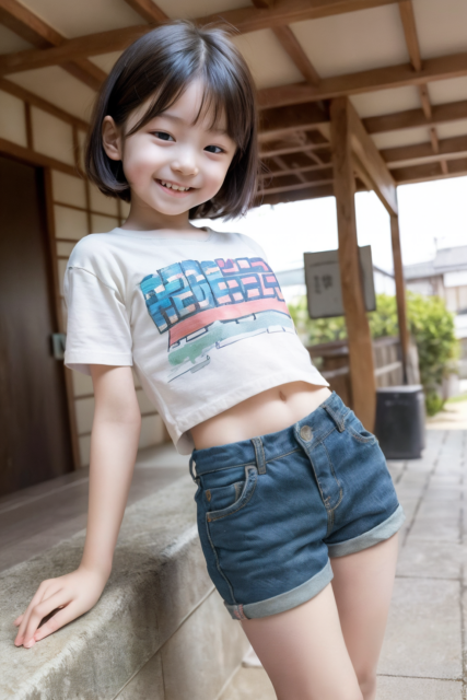 AI 美少女 小学生 Kawaii little girl