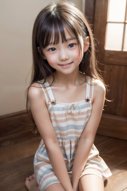 AI 美少女 小学生 Kawaii little girl