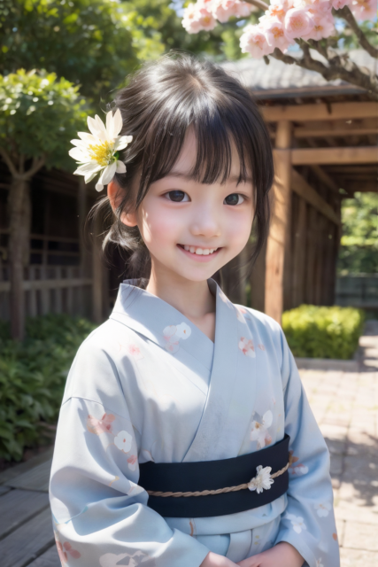 AI 美少女 小学生 Kawaii little girl