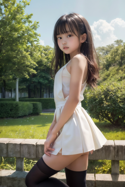 AI 美少女 小学生 Kawaii little girl