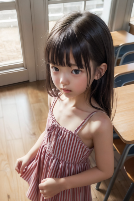 AI 美少女 小学生 Kawaii little girl