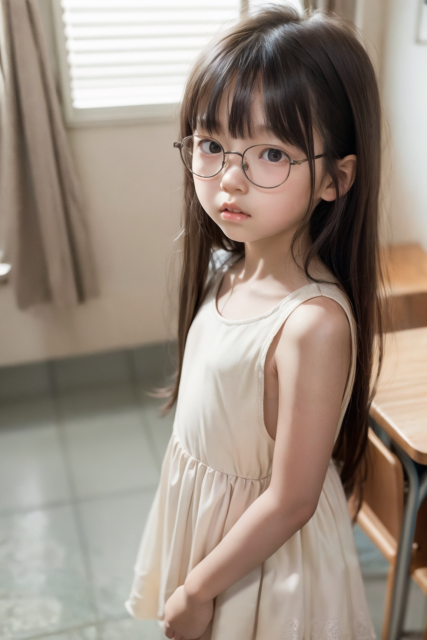 AI 美少女 小学生 Kawaii little girl