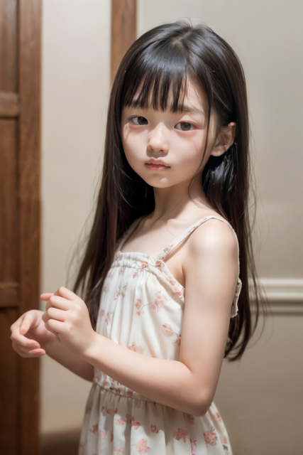 AI 美少女 小学生 Kawaii little girl