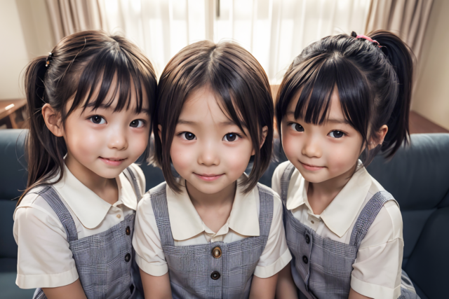 AI 美少女 小学生 Kawaii little girl