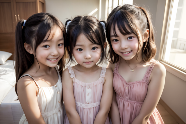 AI 美少女 小学生 Kawaii little girl