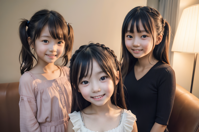 AI 美少女 小学生 Kawaii little girl