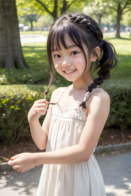 AI 美少女 小学生 Kawaii little girl