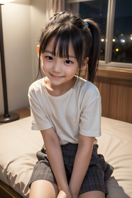 AI 美少女 小学生 Kawaii little girl