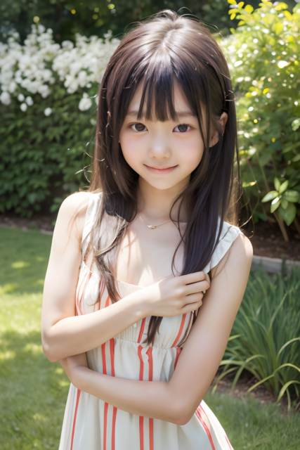 AI 美少女 小学生 Kawaii little girl