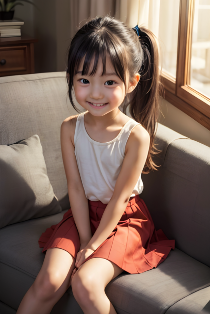 AI 美少女 小学生 Kawaii little girl