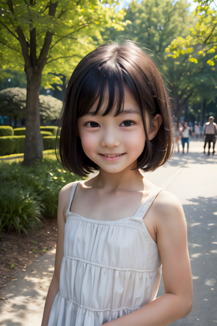 AI 美少女 小学生 Kawaii little girl