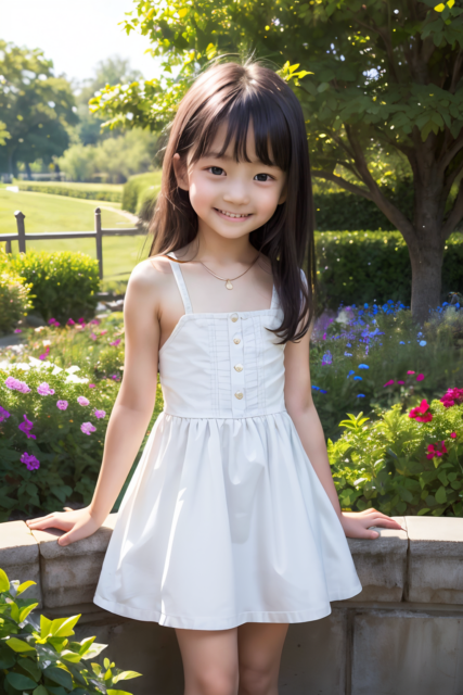 AI 美少女 小学生 Kawaii little girl