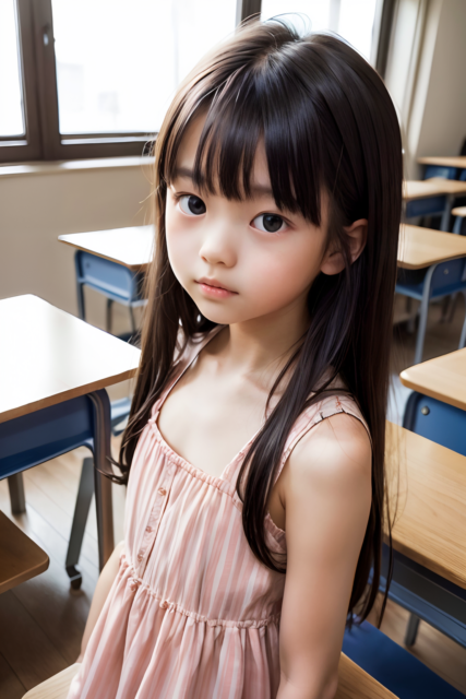 AI 美少女 小学生 Kawaii little girl