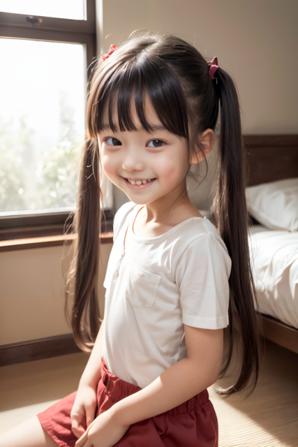 AI 美少女 小学生 Kawaii little girl