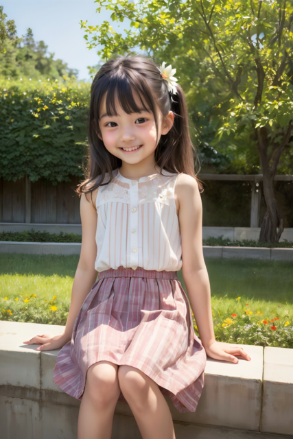 AI 美少女 小学生 Kawaii little girl