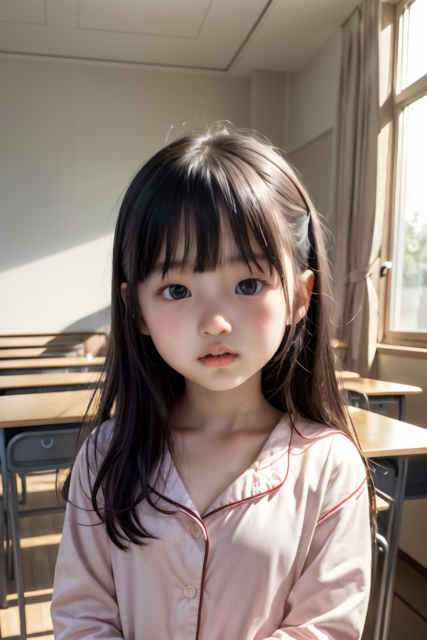 AI 美少女 小学生 Kawaii little girl