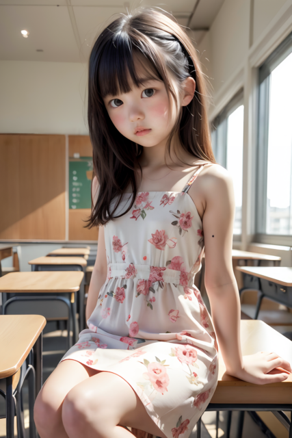 AI 美少女 小学生 Kawaii little girl