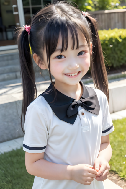 AI 美少女 小学生 Kawaii little girl