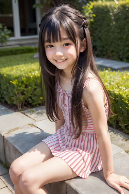 AI 美少女 小学生 Kawaii little girl