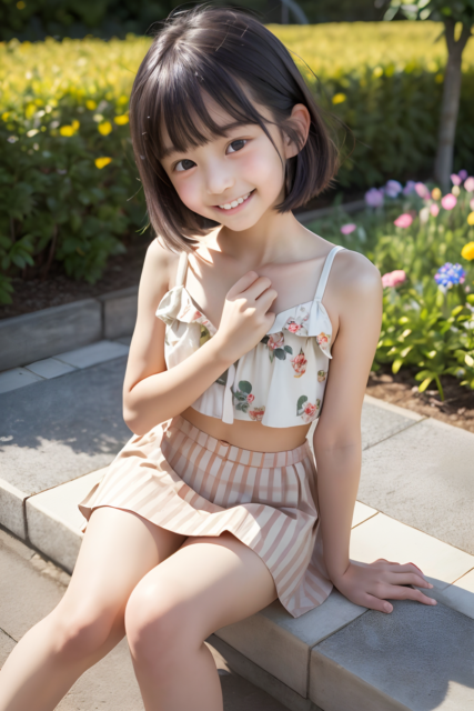 AI 美少女 小学生 Kawaii little girl