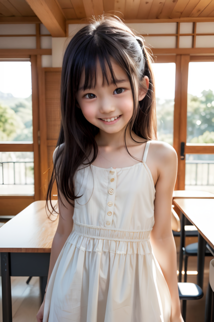 AI 美少女 小学生 Kawaii little girl