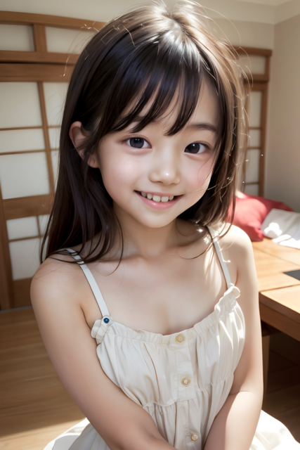 AI 美少女 小学生 Kawaii little girl