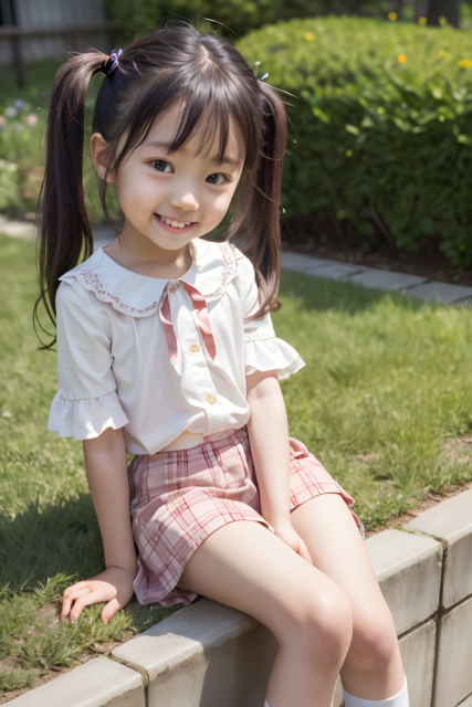 AI 美少女 小学生 Kawaii little girl