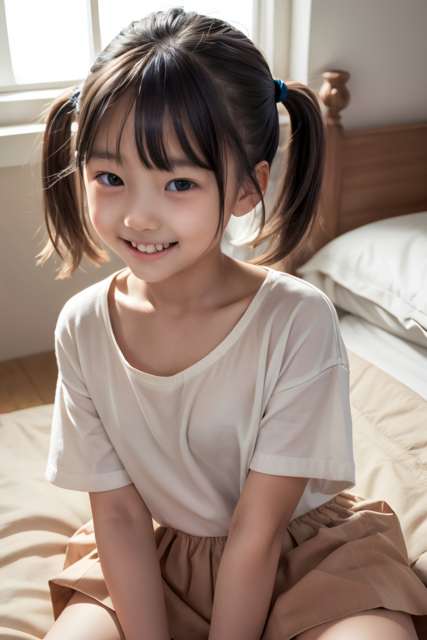 AI 美少女 小学生 Kawaii little girl