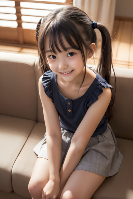 AI 美少女 小学生 Kawaii little girl