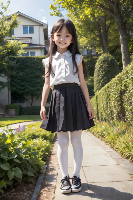 AI 美少女 小学生 Kawaii little girl