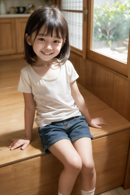 AI 美少女 小学生 Kawaii little girl