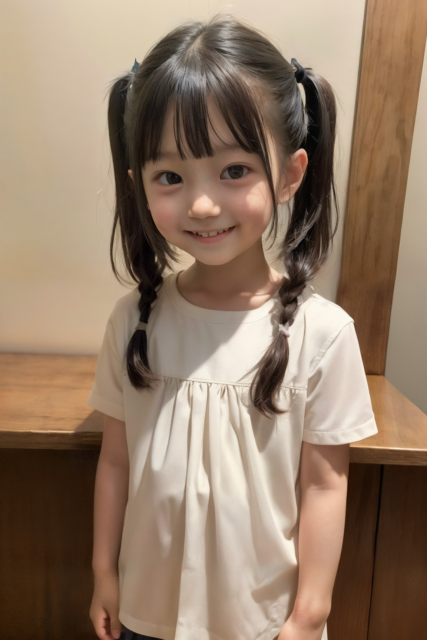 AI 美少女 小学生 Kawaii little girl