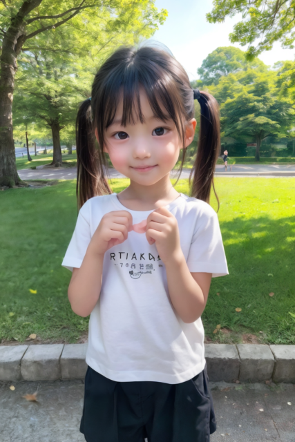 AI 美少女 小学生 Kawaii little girl