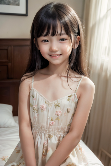 AI 美少女 小学生 Kawaii little girl