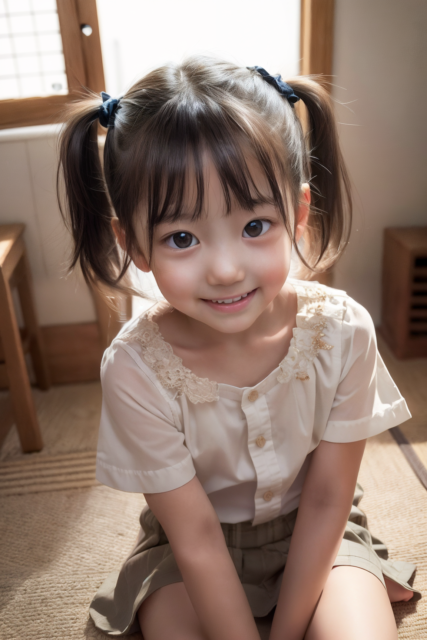 AI 美少女 小学生 Kawaii little girl