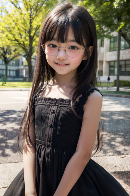 AI 美少女 小学生 Kawaii little girl