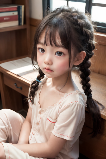 AI 美少女 小学生 Kawaii little girl