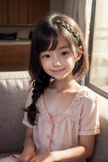 AI 美少女 小学生 Kawaii little girl