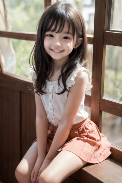 AI 美少女 小学生 Kawaii little girl