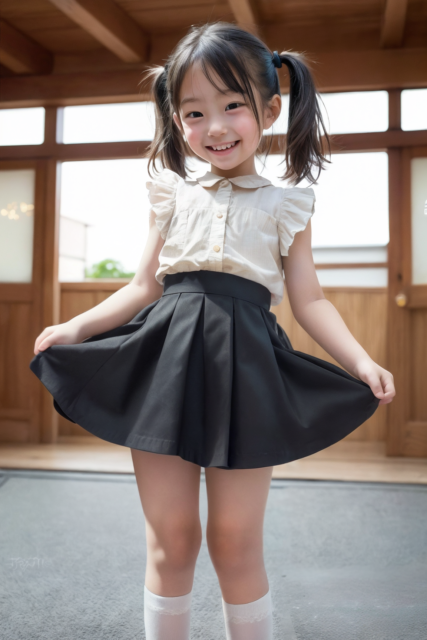 AI 美少女 小学生 Kawaii little girl